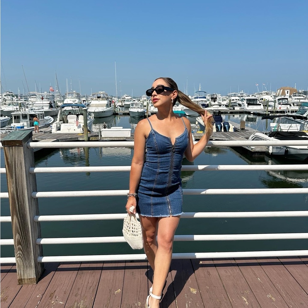 Stylish Denim Mini Dress